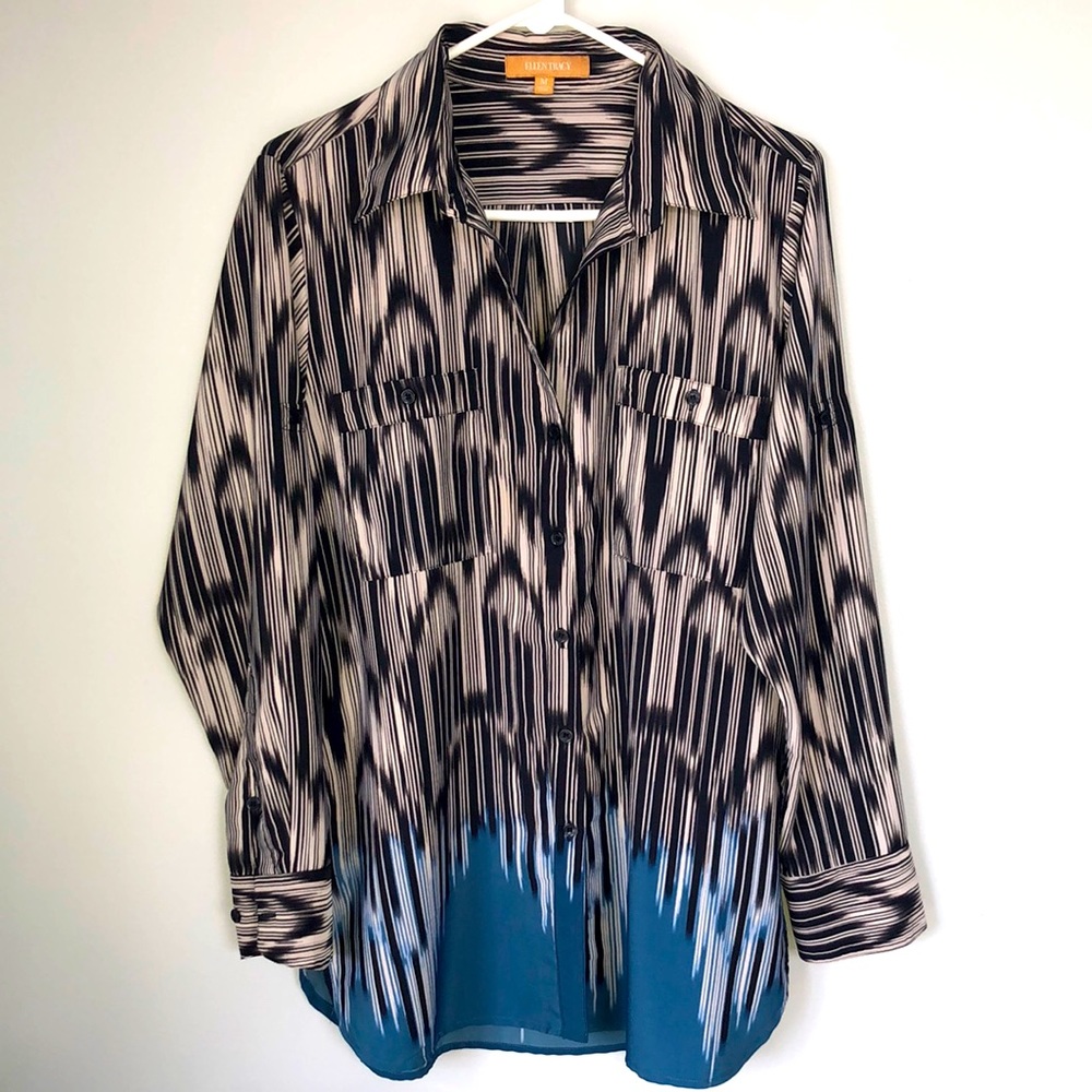 Ellen Tracy tunic blouse size M